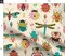 Retro Bugs Butterfly Beetles Nature Colorful Insects Dragon Fly Custom Printed Fabric by Spoonflower Various Fabrics by the Yard or Fat Quarter